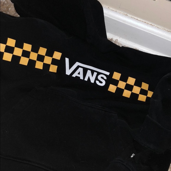 yellow checkerboard vans jacket